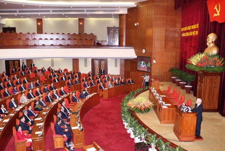 Phiên bế mạc Hội nghị lần thứ 12 Ban Chấp hành Trung ương Đảng khóa XI 
